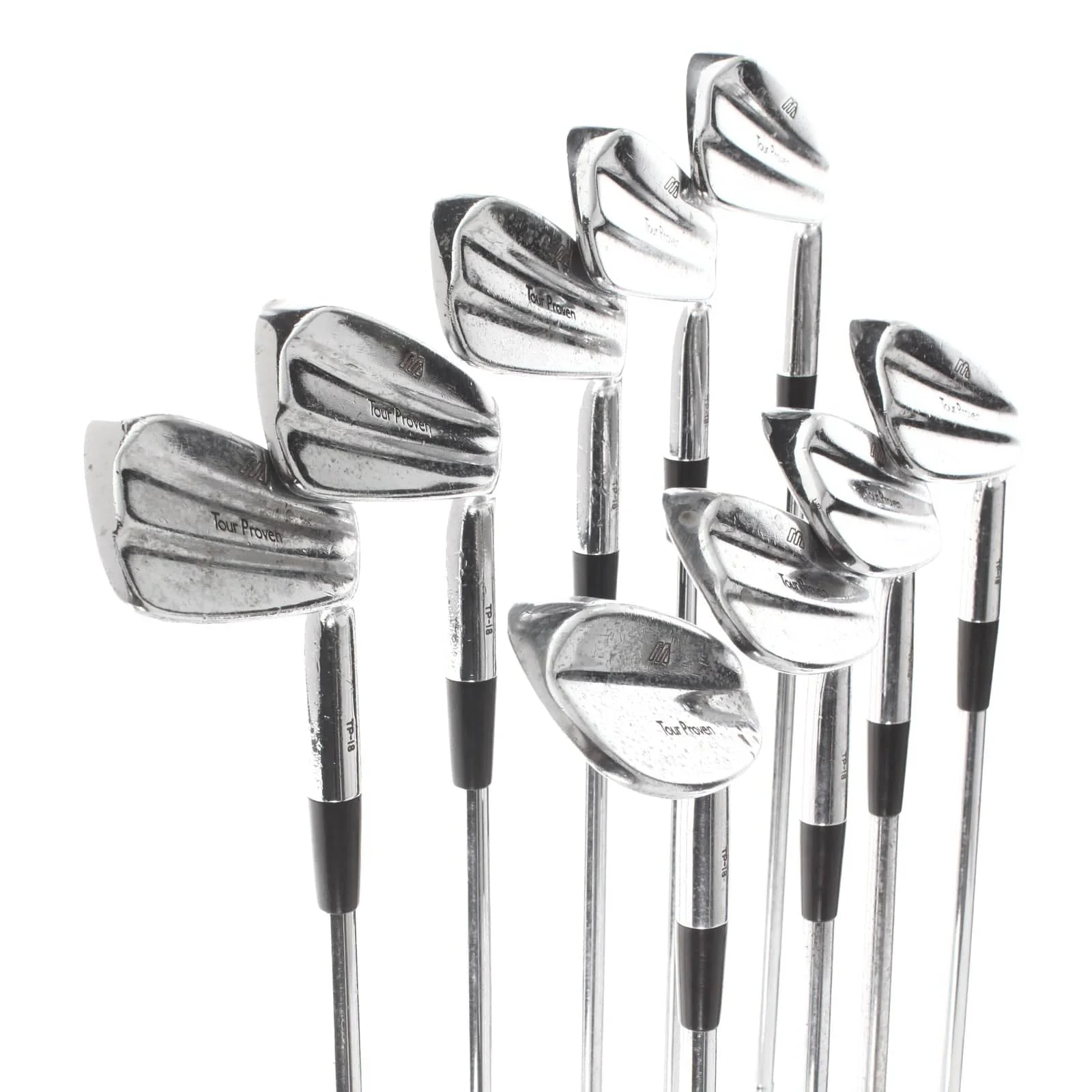 Mizuno TP-18 Steel Mens Right Hand Irons 3-SW Stiff - True Temper Dynamic Gold S400 - Image 2