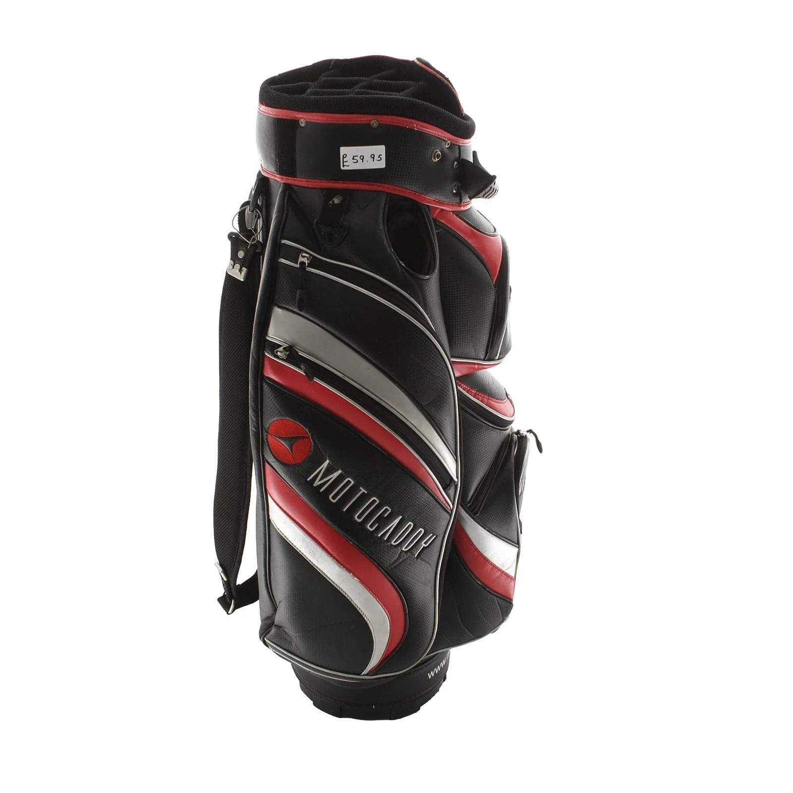 Motocaddy Cart Bag - Black/Red - Image 3