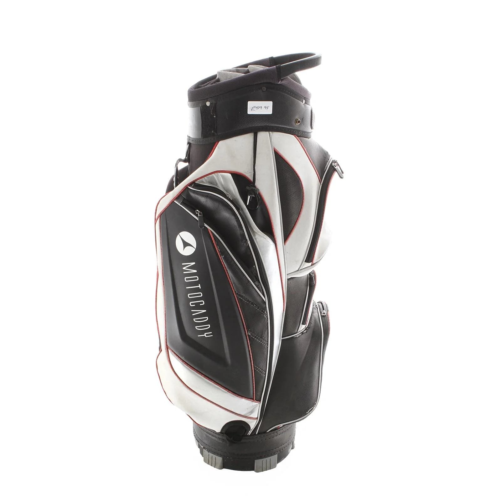 Motocaddy Cart Bag - White/Black/Red - Image 3