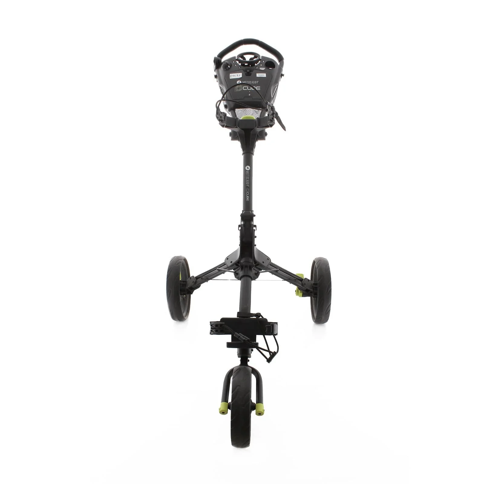 Motocaddy Cube 3-Wheel Push/Pull Trolley - Black Yellow - Image 2