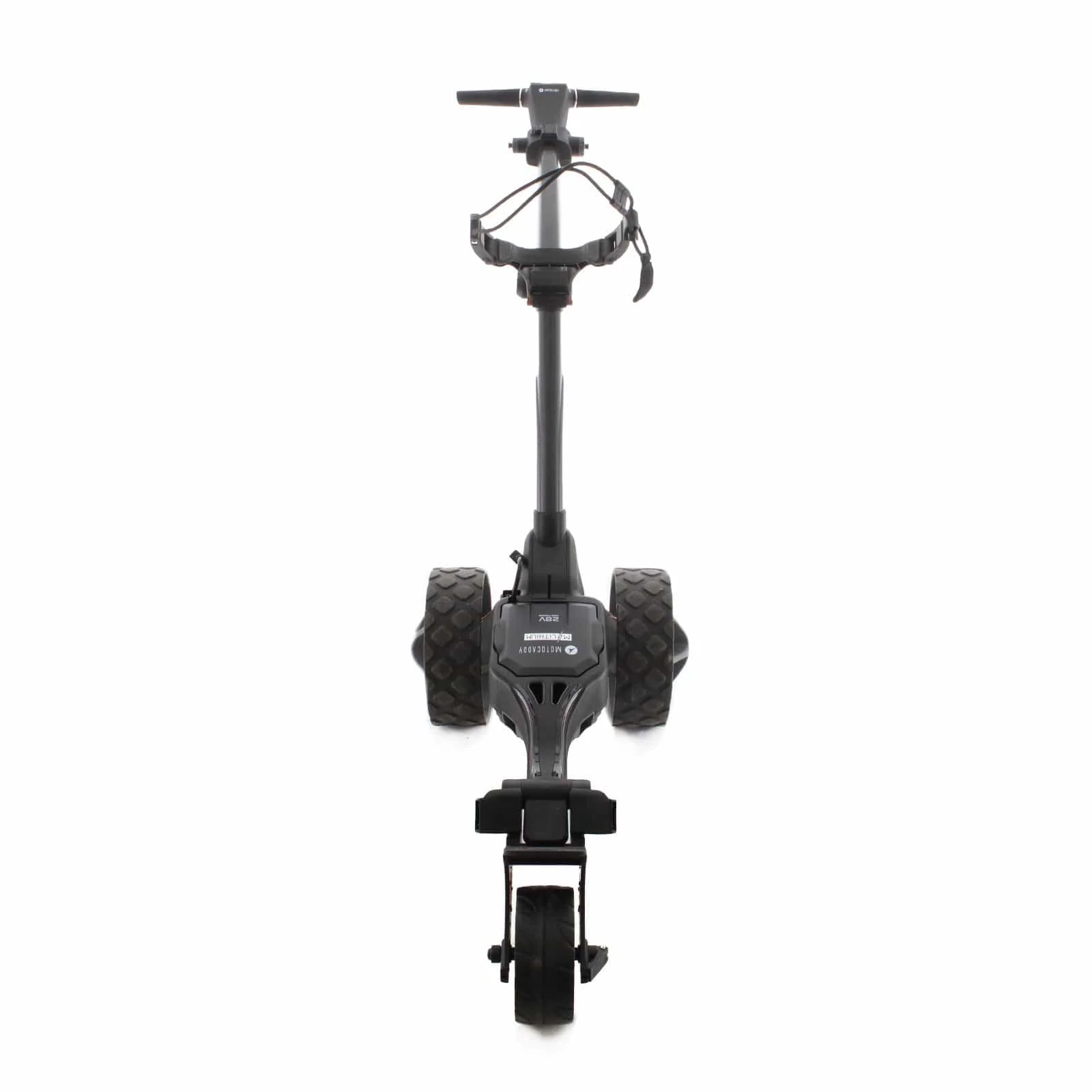 Motocaddy M1 DHC 3-Wheel Electric Trolley 18 Hole Lithium - Black Red - Image 2