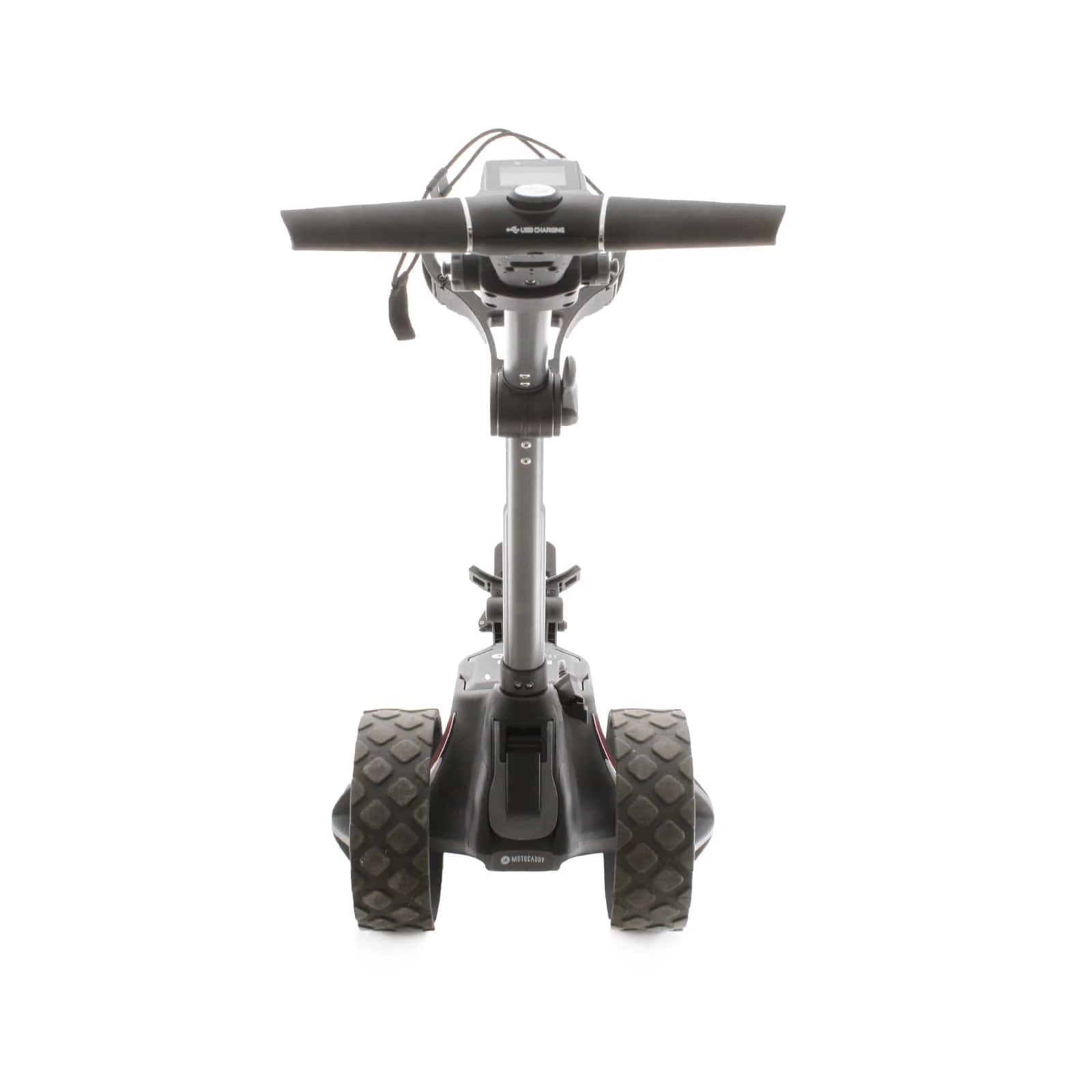 Motocaddy M1 DHC 3-Wheel Electric Trolley 18 Hole Lithium - Black Red - Image 4