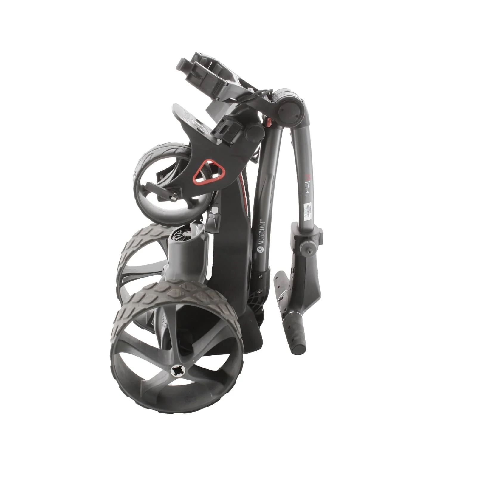 Motocaddy M1 DHC 3-Wheel Electric Trolley 18 Hole Lithium - Black Red - Image 5