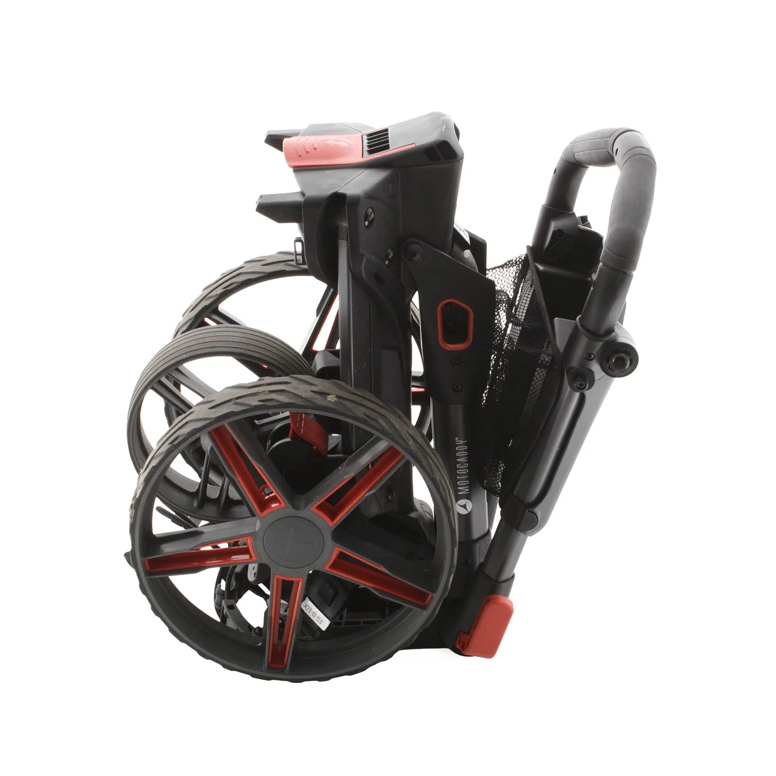 Motocaddy QB2 3-Wheel Push/Pull Trolley - Black/Red - Image 5