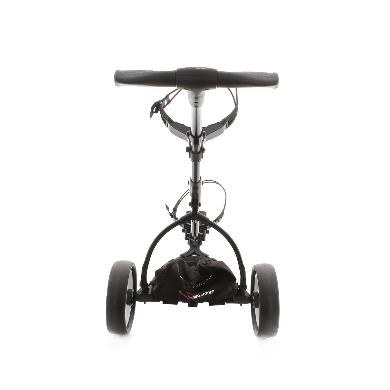 Motocaddy S1 Lite 3-Wheel Push/Pull Trolley - Black/White/Red - Image 4