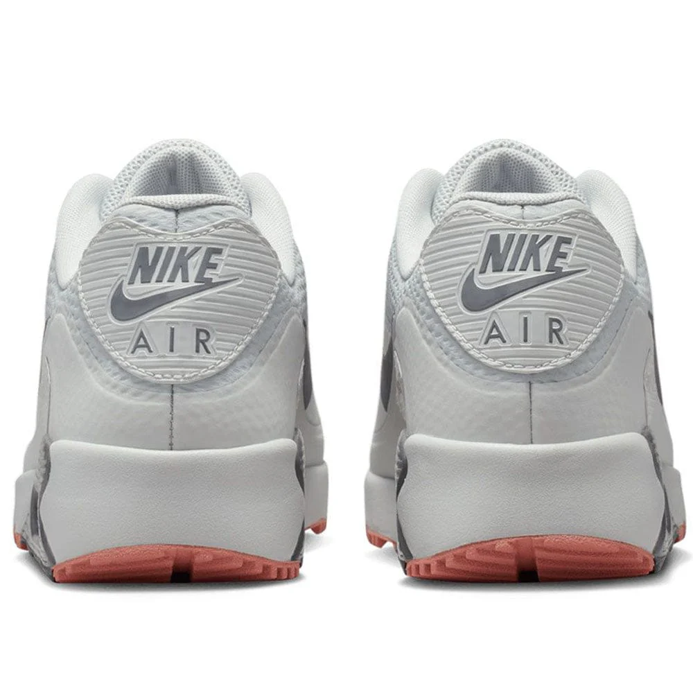 Nike Air Max 90 G Waterproof Spikeless Shoes - Photon Dust/Pencil Point/Red Stardust - Image 3