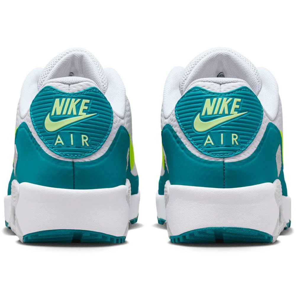 Nike Air Max 90 G Waterproof Spikeless Shoes - White/Volight/Bright Spruce - Image 3