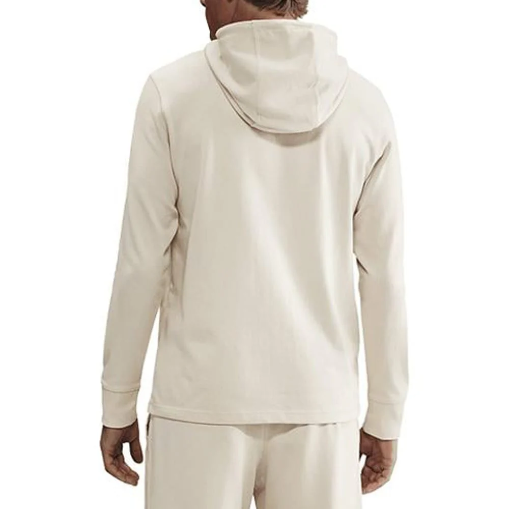 Nike Club Knit Hoodie - Lt Khaki/White - Image 4