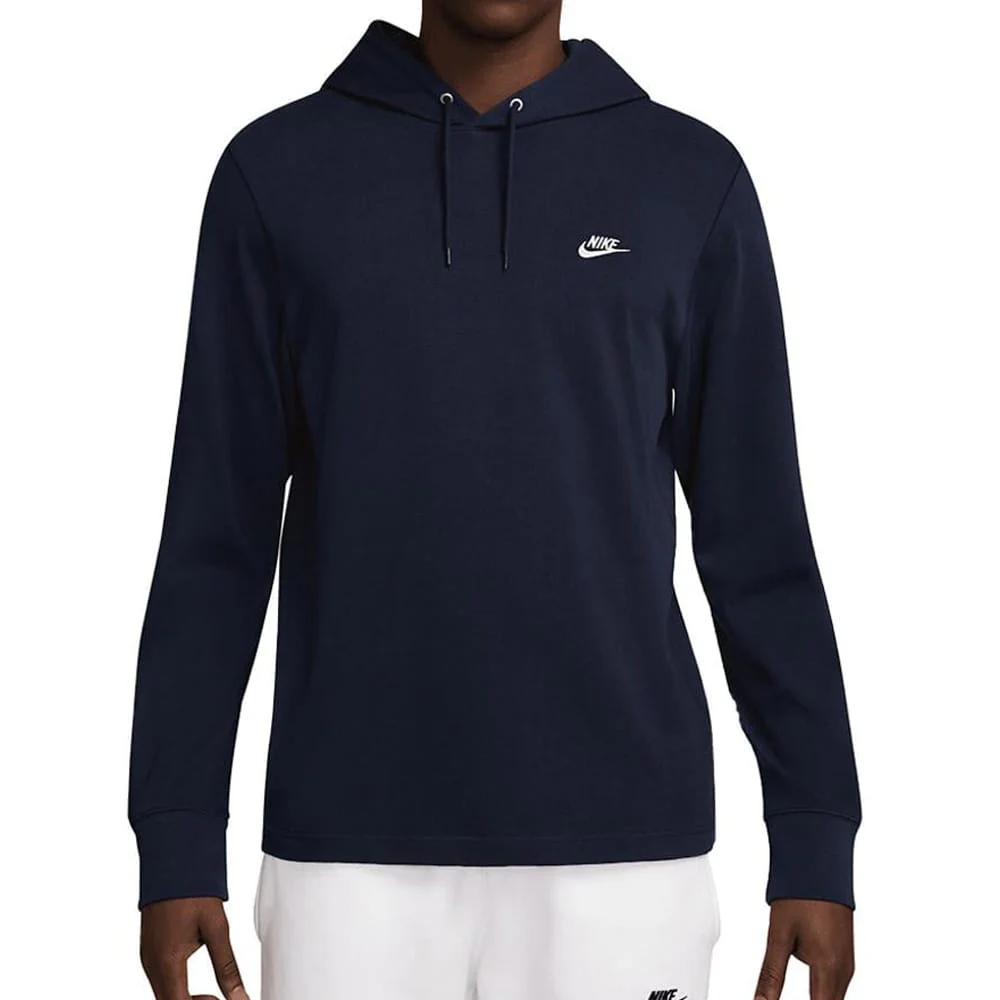 Nike Club Knit Hoodie - Obsidian/White