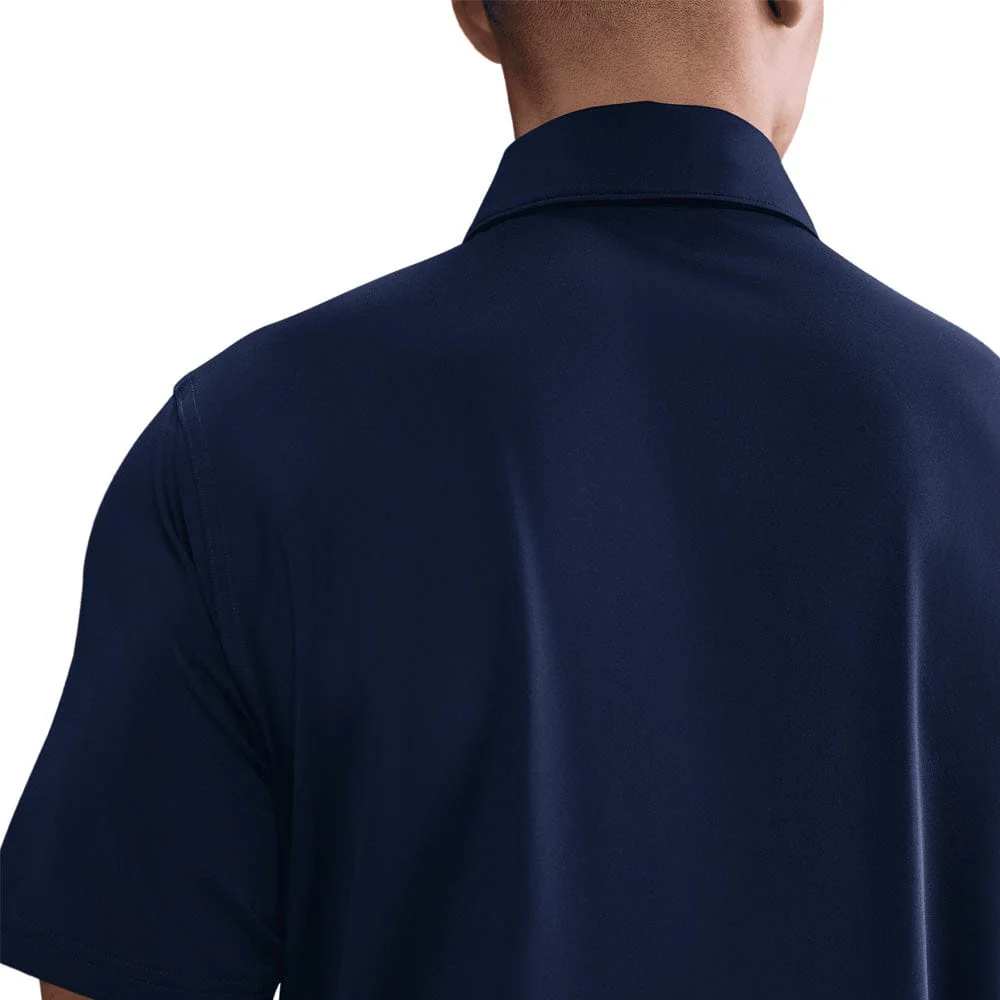 Nike Dri-Fit Velocity Solid Polo Shirt - College Navy/White - Image 4