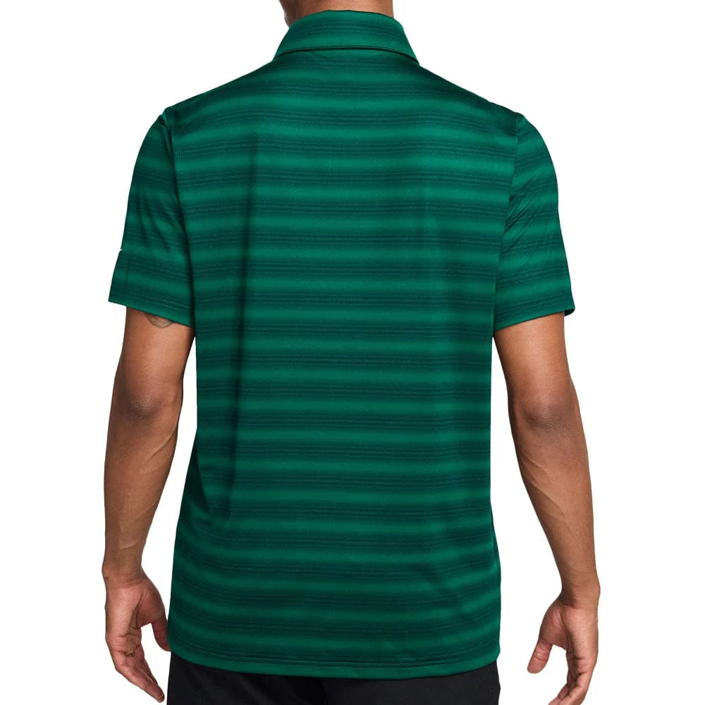 Nike Dri-Fit Velocity Stripe Polo Shirt - Malachite/Malachite/White - Image 2