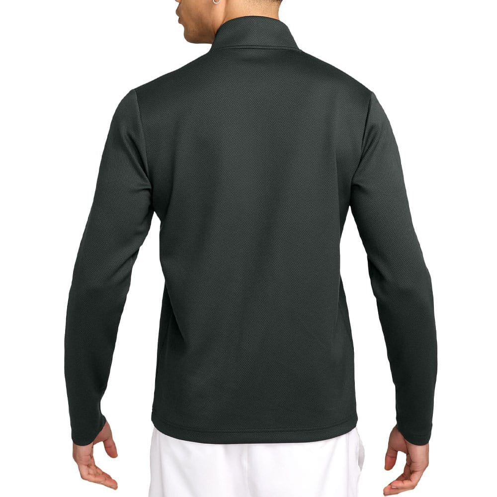 Nike Dri-Fit Victory Therma-Fit 1/2 Zip Pullover - Night Forrest/Olive Flak - Image 2