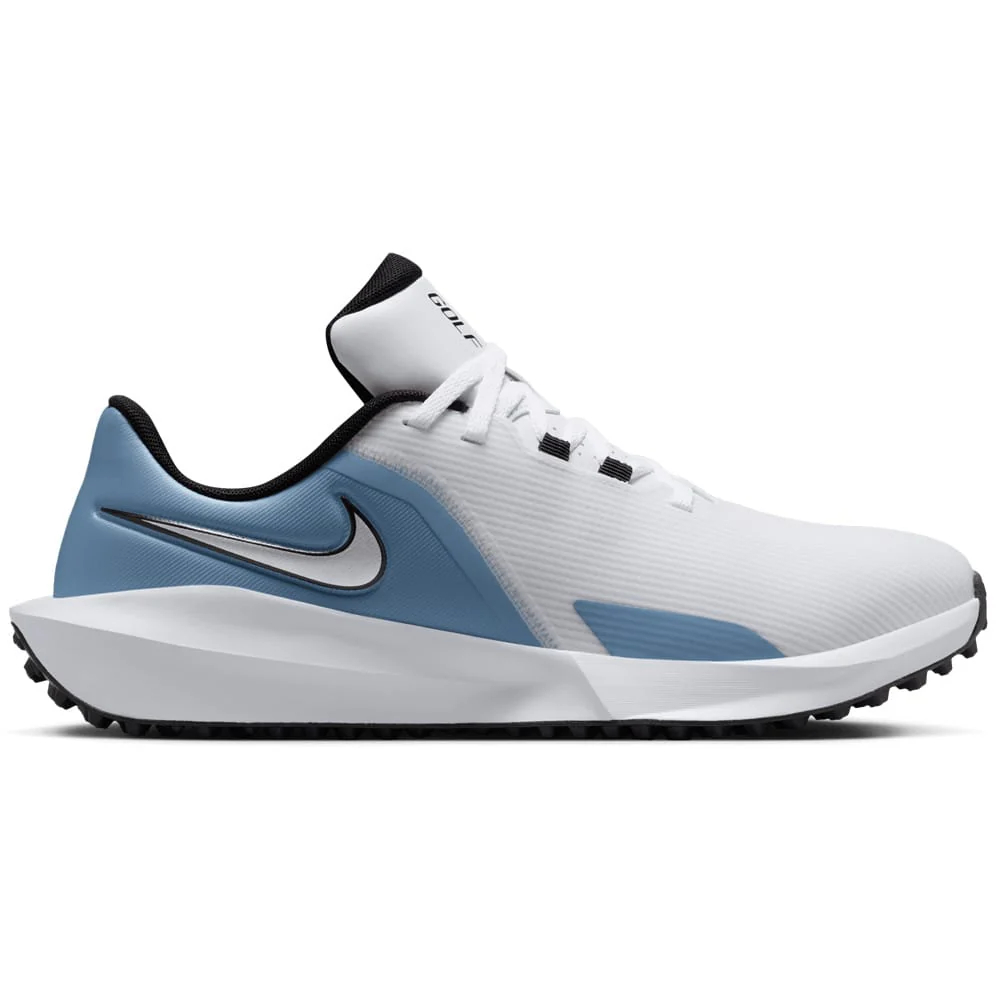 Nike Infinity G NN Spikeless Shoes - White/Metallic Silver/Work Blue - Image 3