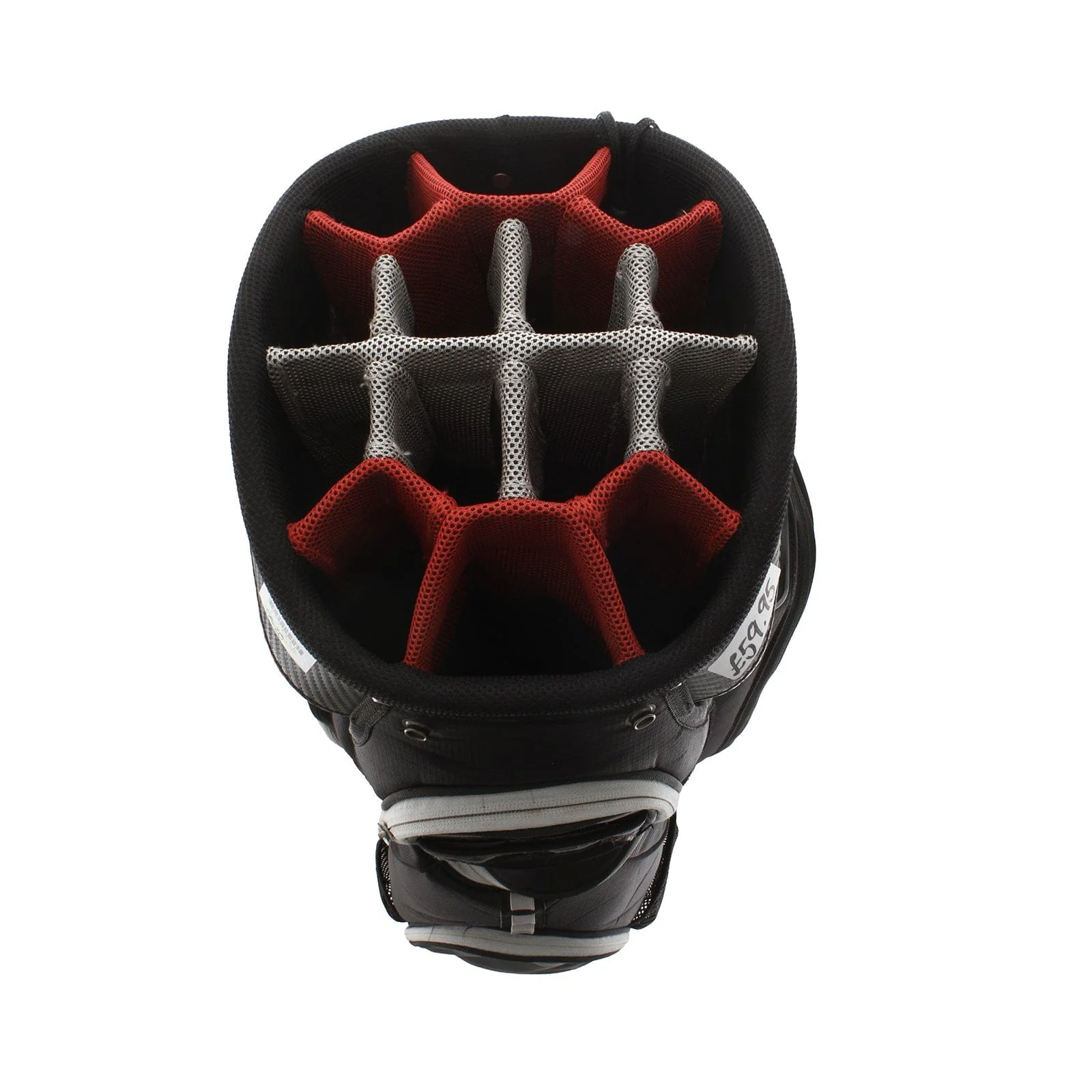 Nike M9 Cart Bag - Black/Red/Silver - Image 2