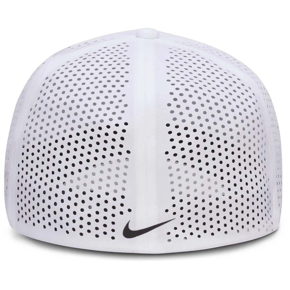 Nike Rise Dri-Fit Adv SwooshFlex Structured Golf Cap - White/Anthracite/Black - Image 2