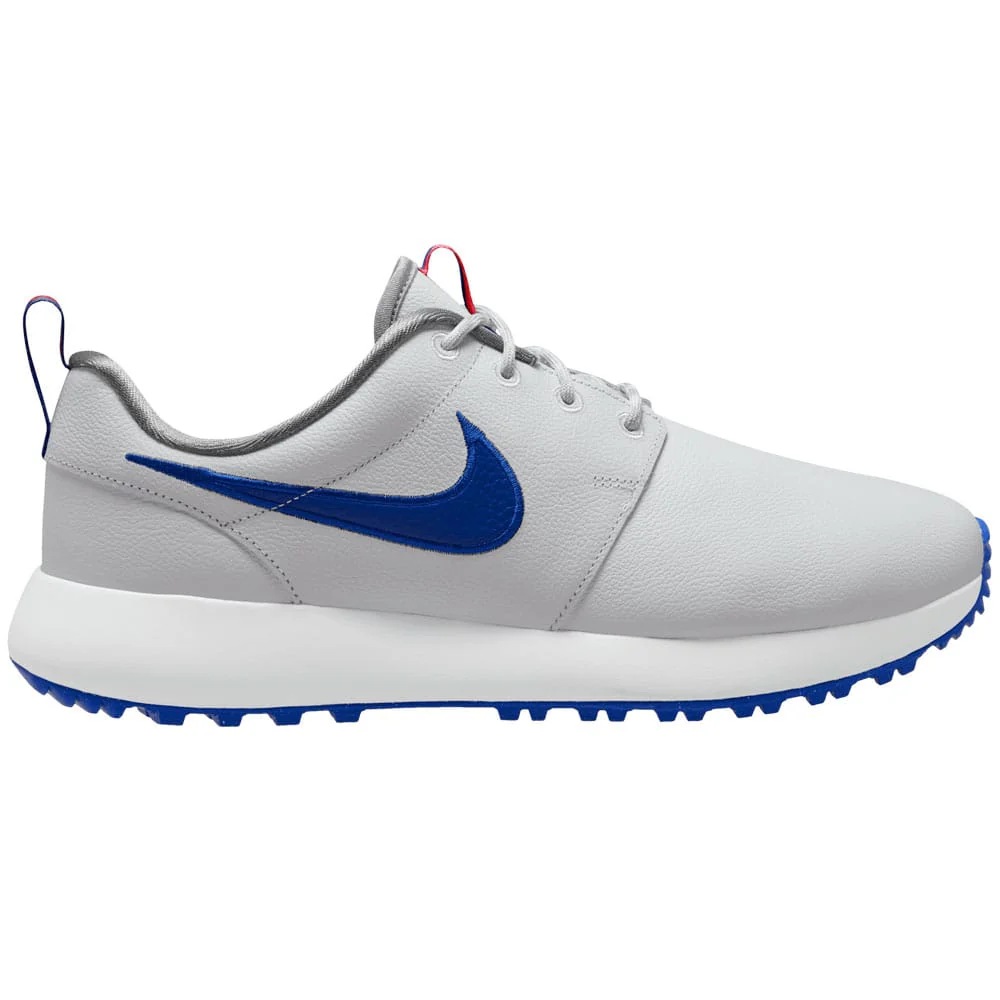 Nike Roshe Golf Premium Spikeless Shoes - Off White/Old Royal/White/Fire Red