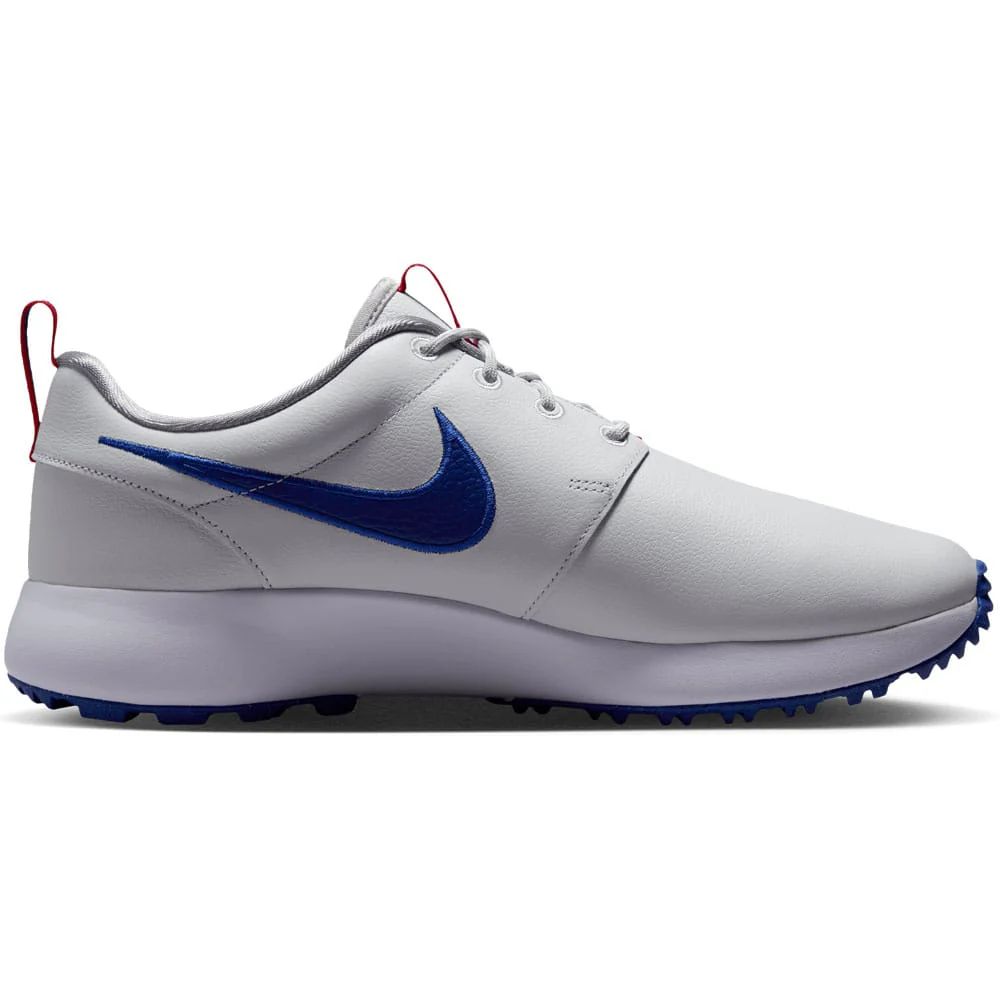 Nike Roshe Golf Premium Spikeless Shoes - Off White/Old Royal/White/Fire Red - Image 11