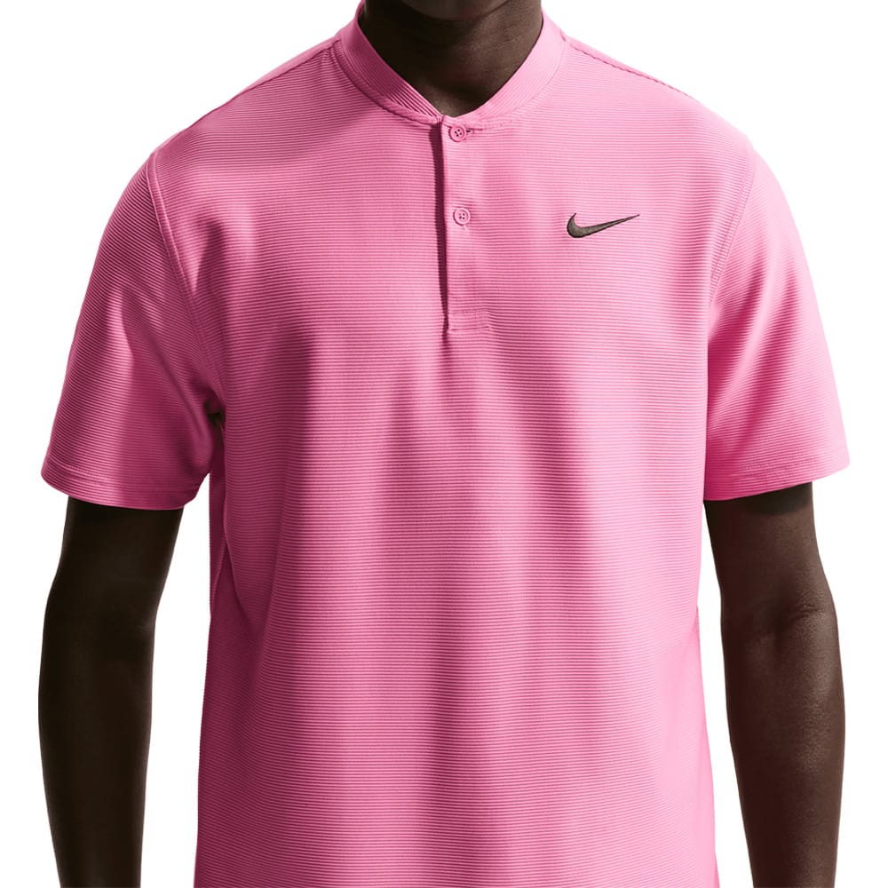Nike Dri-Fit Velocity Blade Polo Shirt - Peony/Black