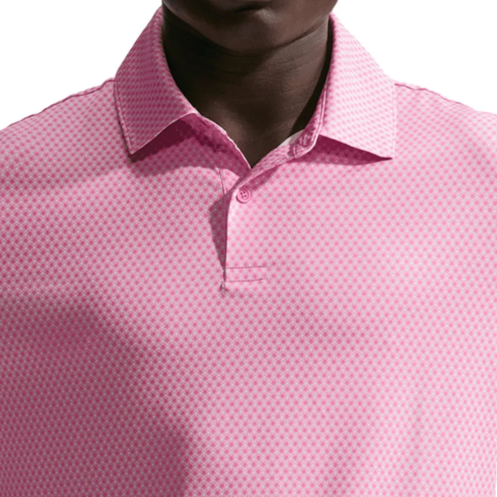 Nike Dri-Fit Velocity Floral Print Polo Shirt - Pink Foam/Peony/Black - Image 3