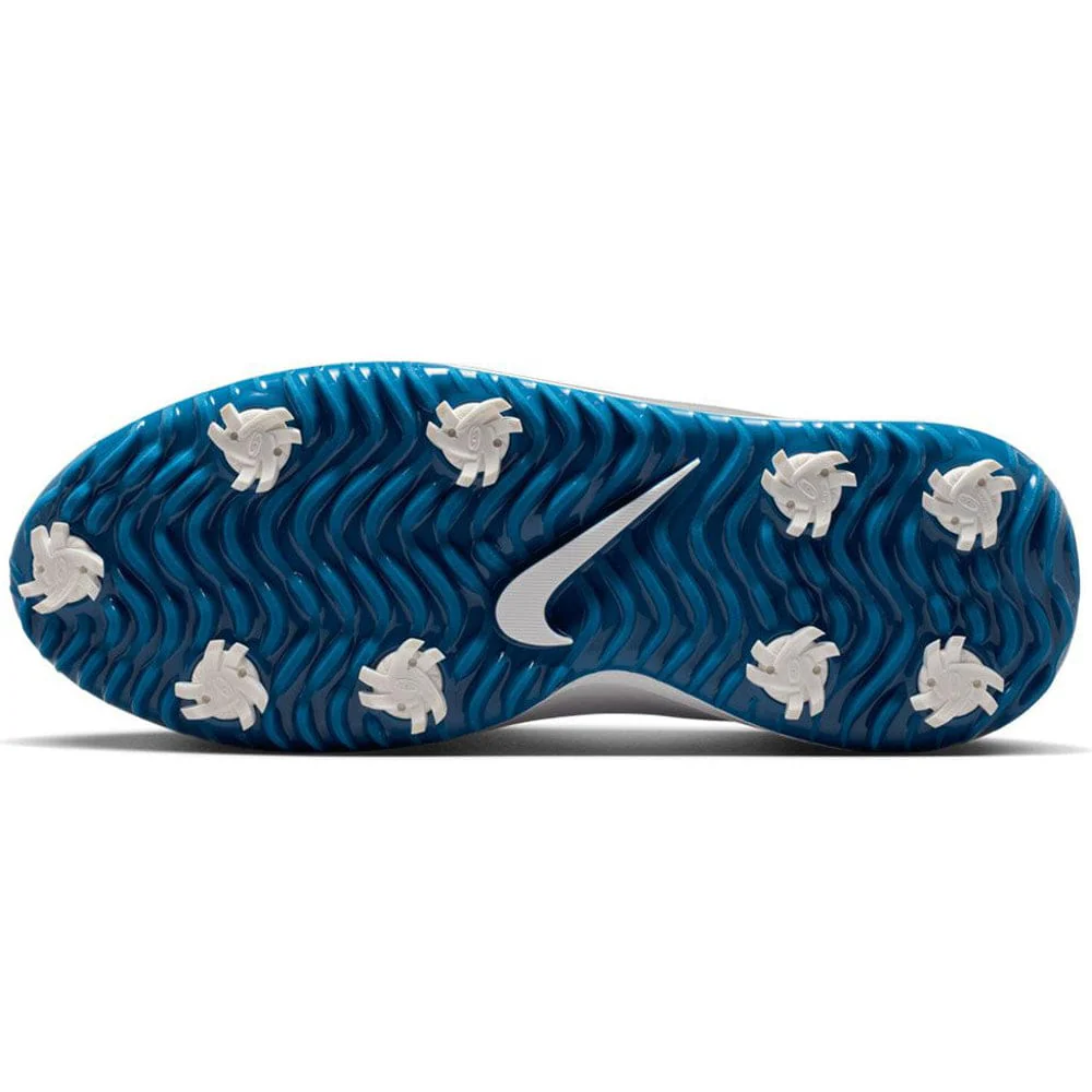 Nike Victory Pro 4 Spiked Waterproof Shoes - Summit White/Obsidian/Court Blue - Image 4