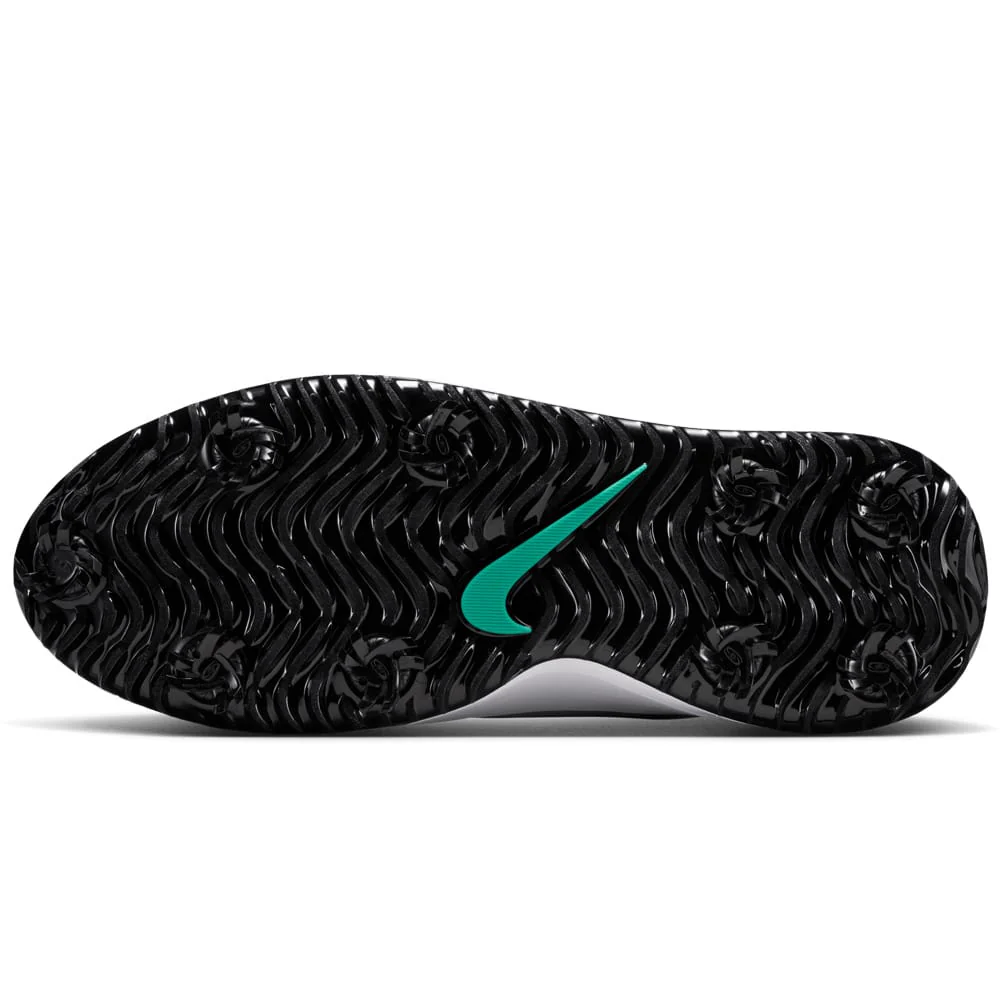 Nike Victory Pro 4 Spiked Waterproof Shoes - White/Malachite/Black - Image 4