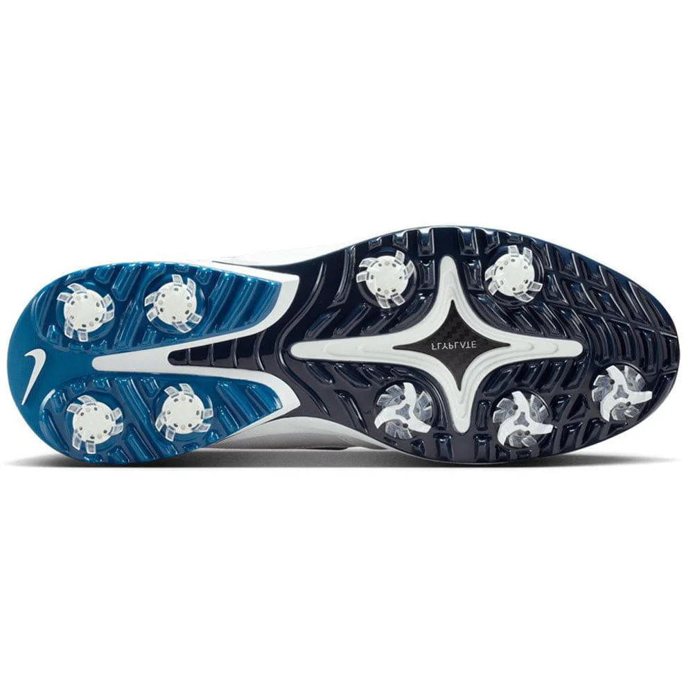 Nike Victory Tour 4 Spiked Shoes - Summit White/Metallic Silver/Court Blue - Image 2