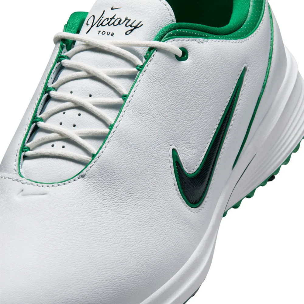 Nike Victory Tour 4 Spiked Shoes - White/Black/Malachite - Image 6