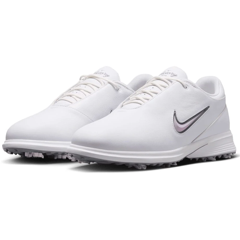 Nike Victory Tour 4 Spiked Shoes - White/Bleached Lilac/White/Cool Grey - Image 2