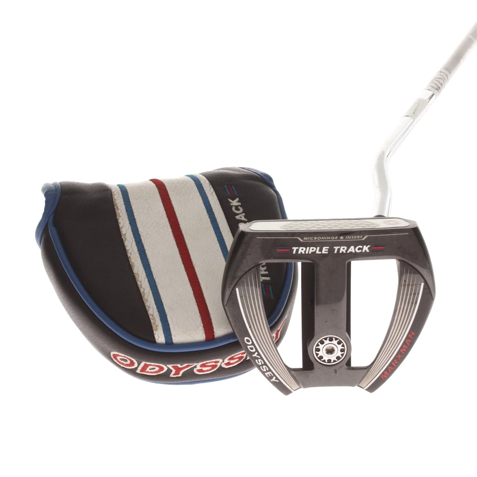 Odyssey Marxman Triple Track Mens Right Hand Putter 34" Mallet Odyssey Stroke Lab - Super Stroke Tour 3.0