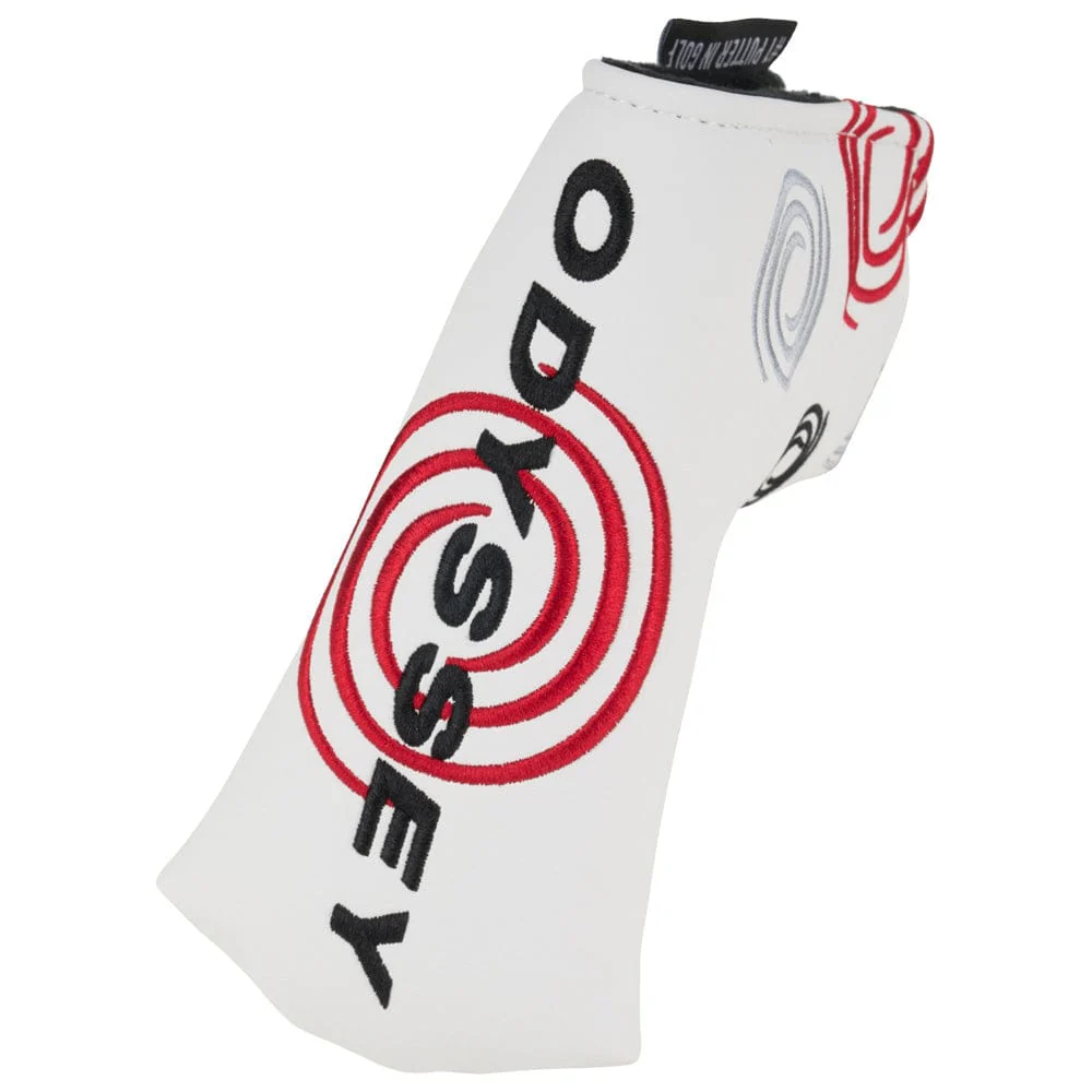 Odyssey Swirl Blade Putter Headcover - White - Image 3