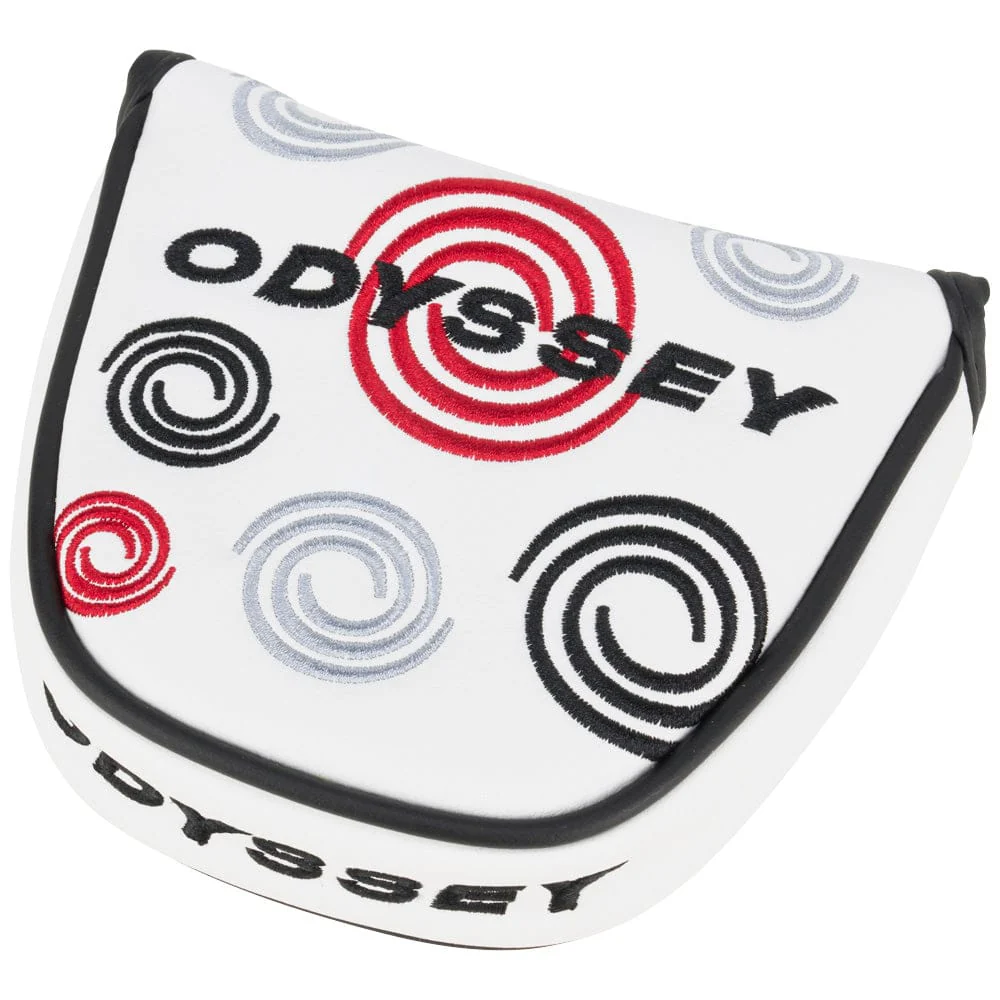 Odyssey Swirl Mallet Putter Headcover - White