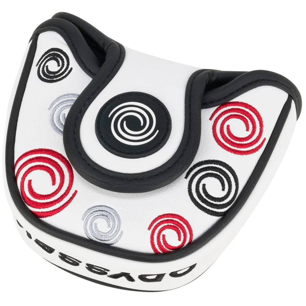 Odyssey Swirl Mallet Putter Headcover - White - Image 3