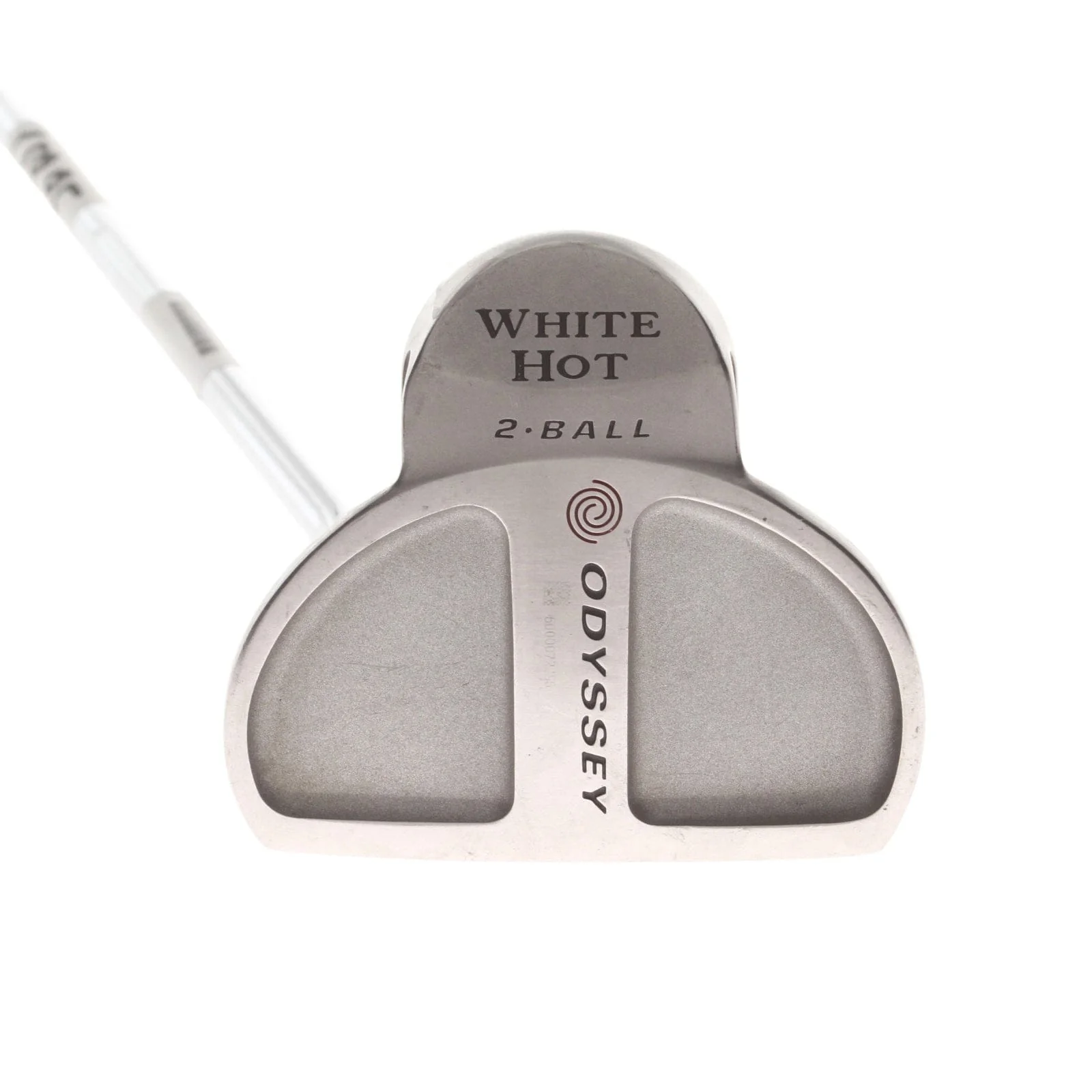 Odyssey White Hot 2-Ball Mens Right Hand Putter 35" Mallet - Lamkin Deep Etched