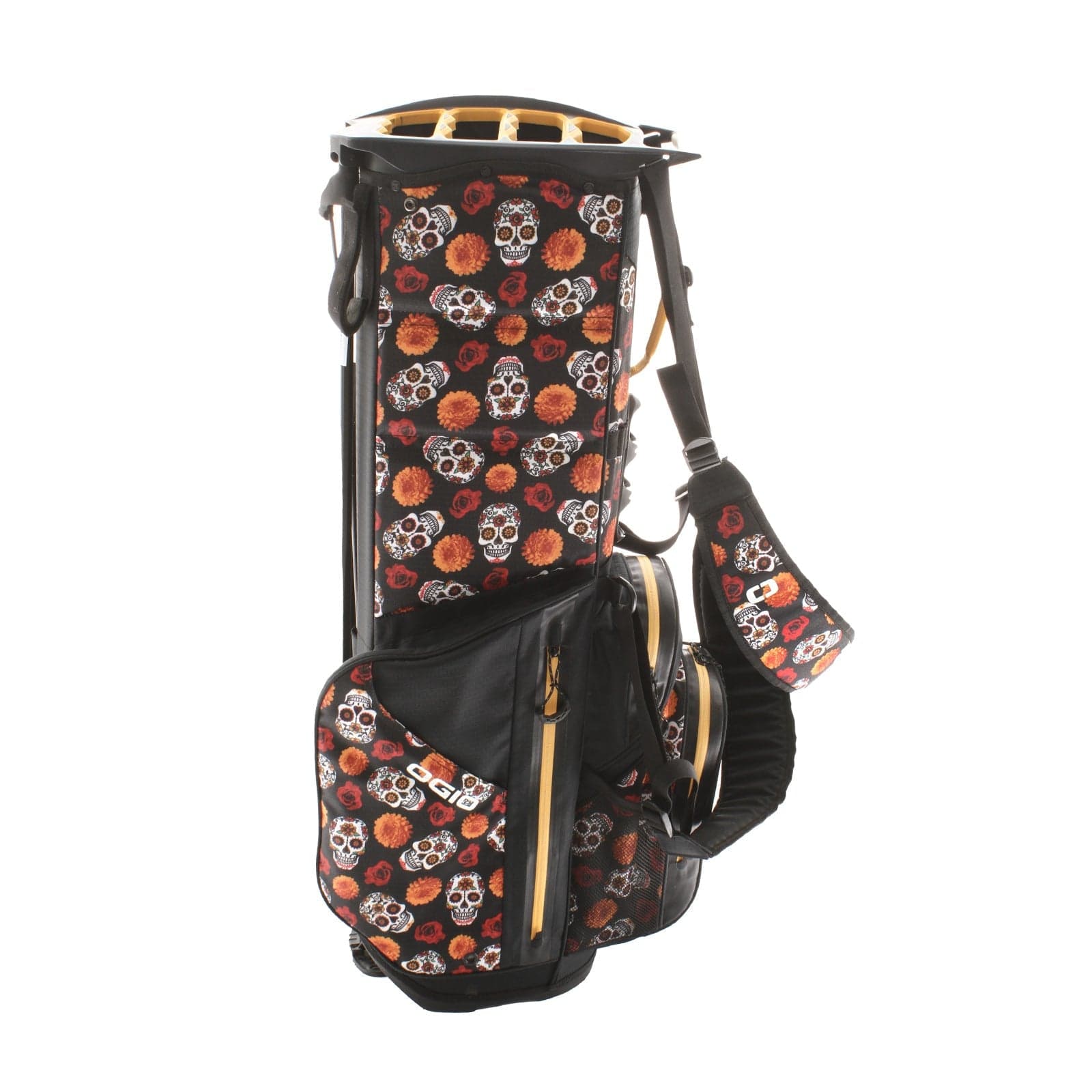 OGIO All Elements Sugar Skulls Stand Bag - Black/Sugar Skulls - Image 4