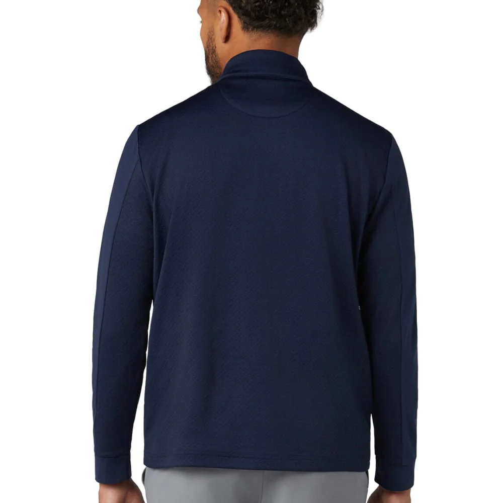 Original Penguin Lightweight Mixed Media 1/4 Zip - Black Iris - Image 4