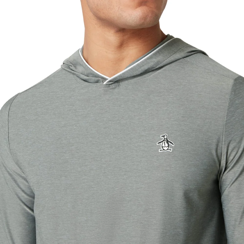 Original Penguin Performance Earl Hoodie Heathered - Quiet Gray Heather - Image 5