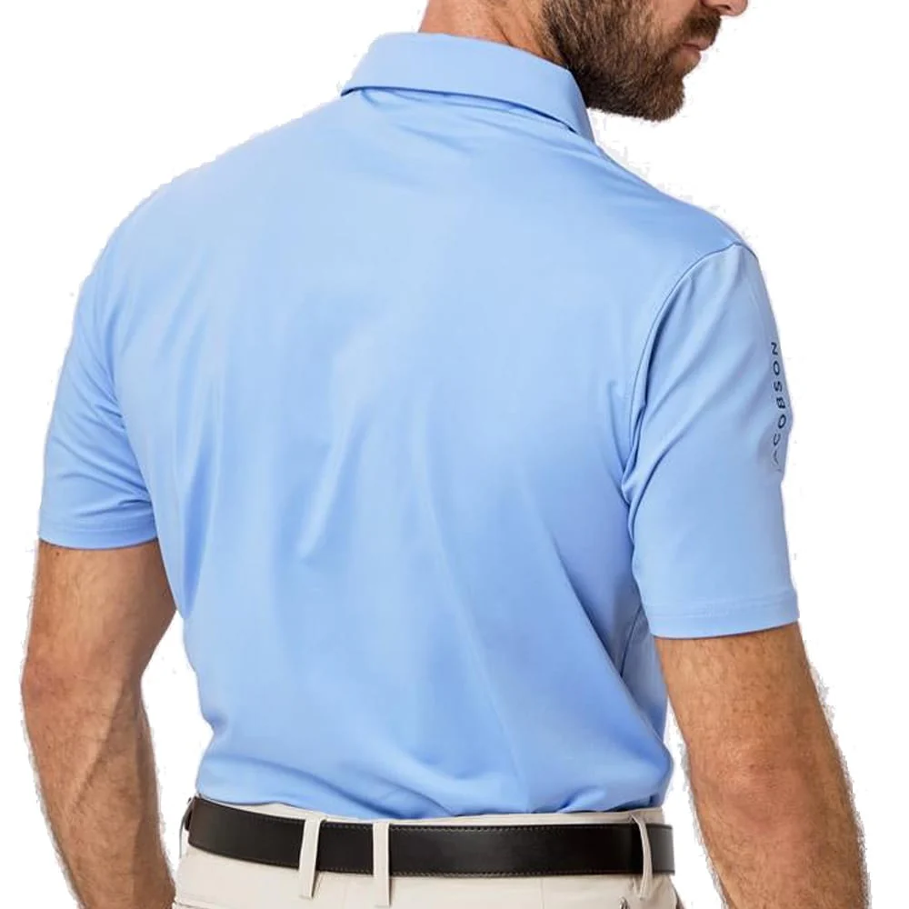 Oscar Jacobson Bullock Tour Polo Shirt - Dodger Blue - Image 2