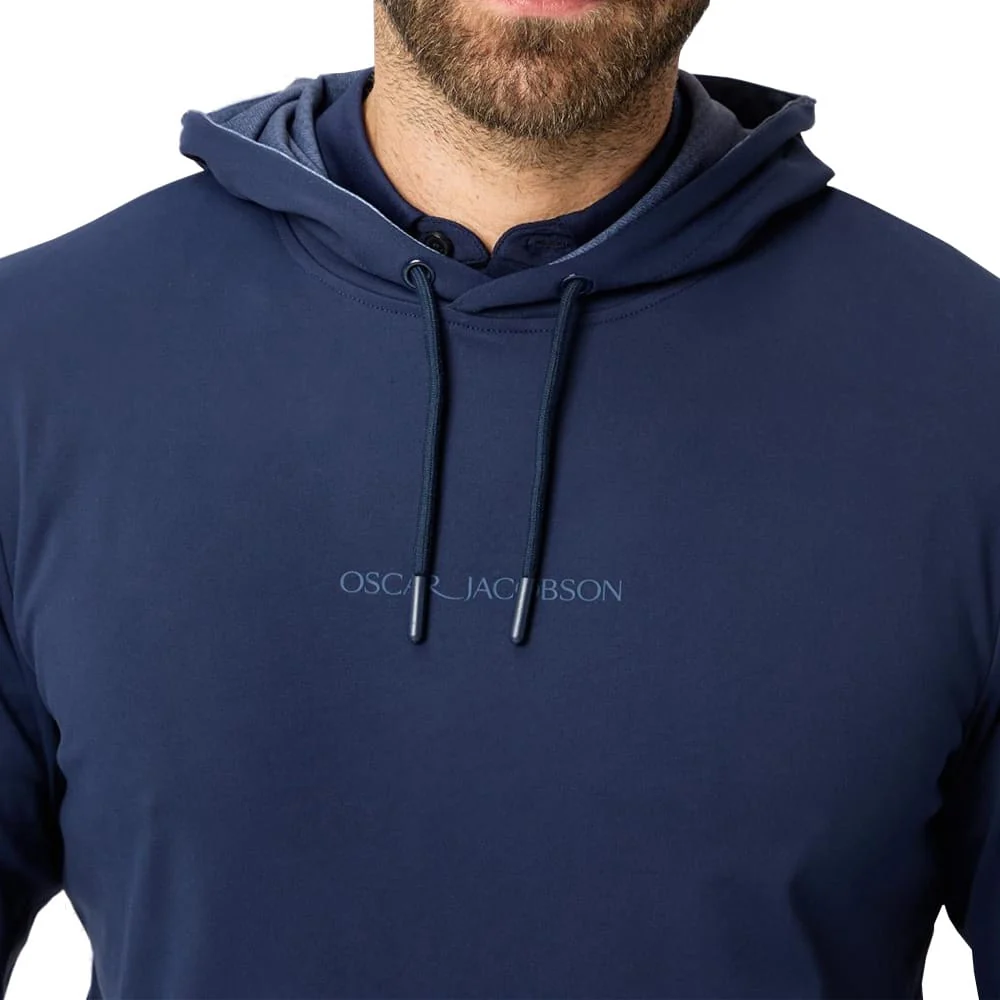 Oscar Jacobson Denbigh Hoodie - Navy - Image 4