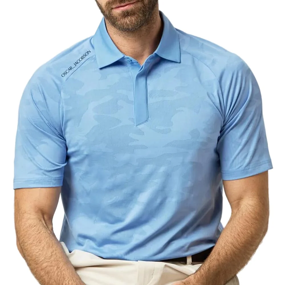 Oscar Jacobson Herald Polo Shirt - Dodger Blue - Image 4
