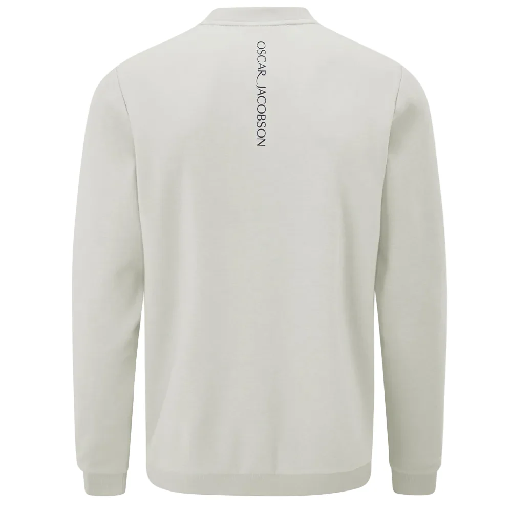 Oscar Jacobson Johnstone Tour Crew Pullover - Aluminium - Image 2