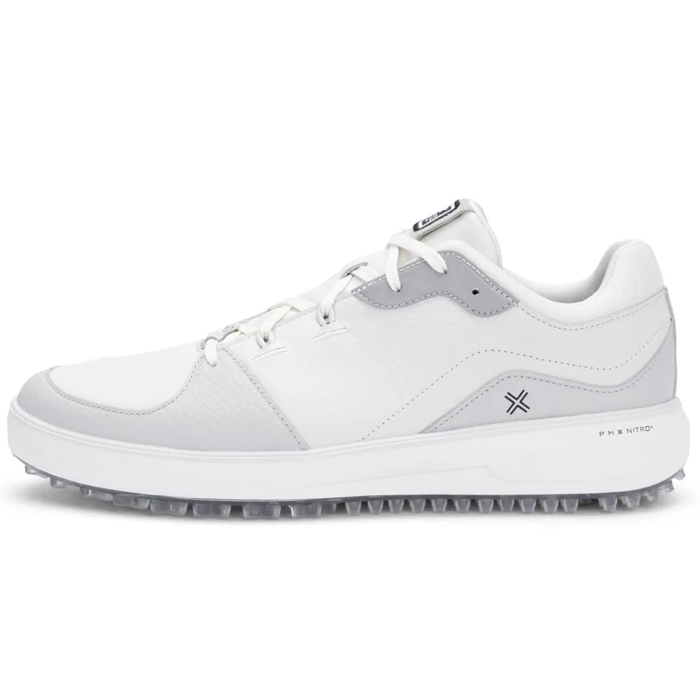 PAYNTR X Sport Classic LE Waterproof Spikeless Shoes - White/Black/Metallic Silver - Image 4