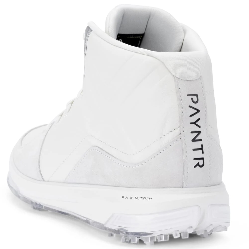 PAYNTR X Sport Mid LE Waterproof Spiked Shoes - White/Black/Metallic Silver - Image 5