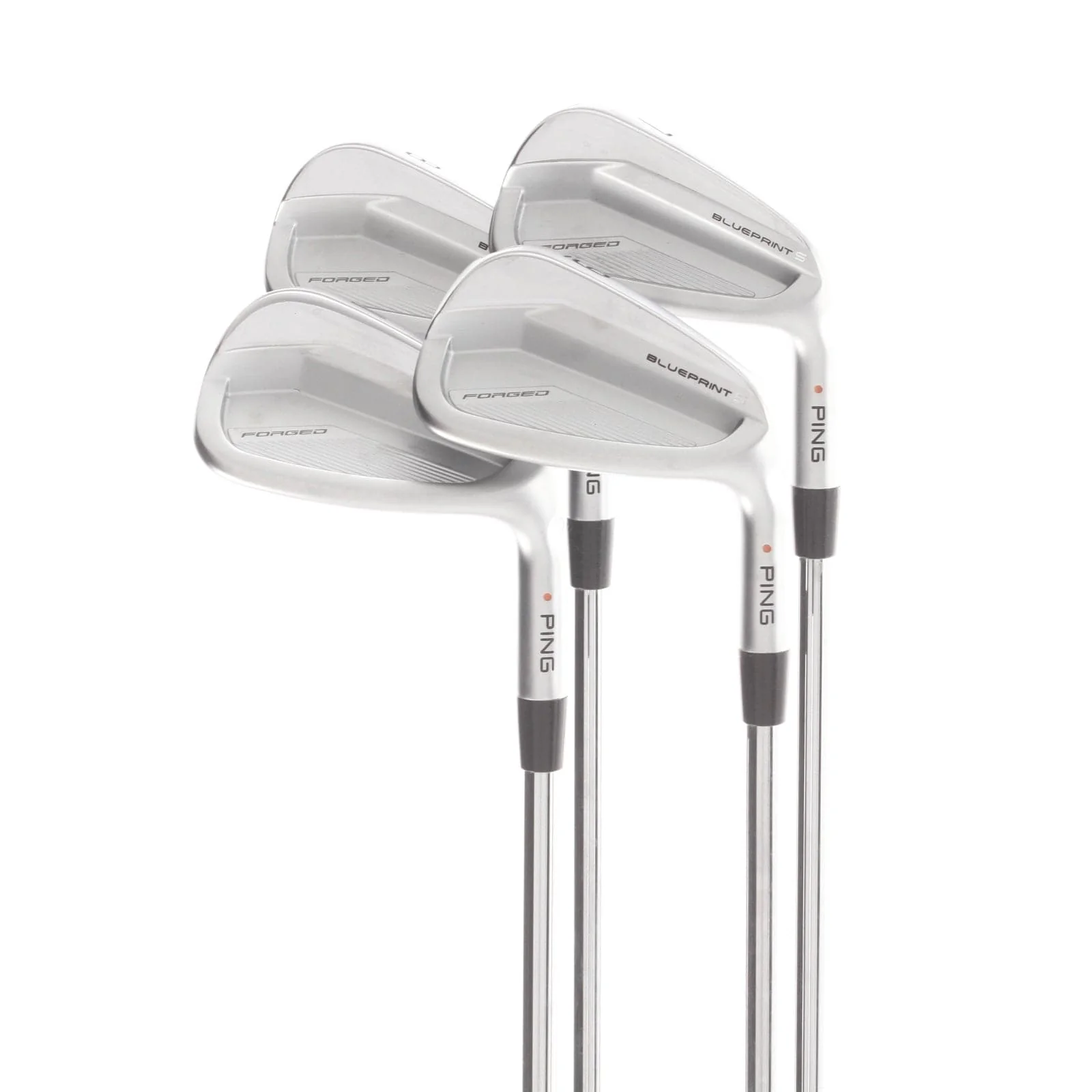Ping Blueprint S Steel Mens Right Hand Irons 7-PW Orange Dot 2* Flat Regular - Elevate MPH 95