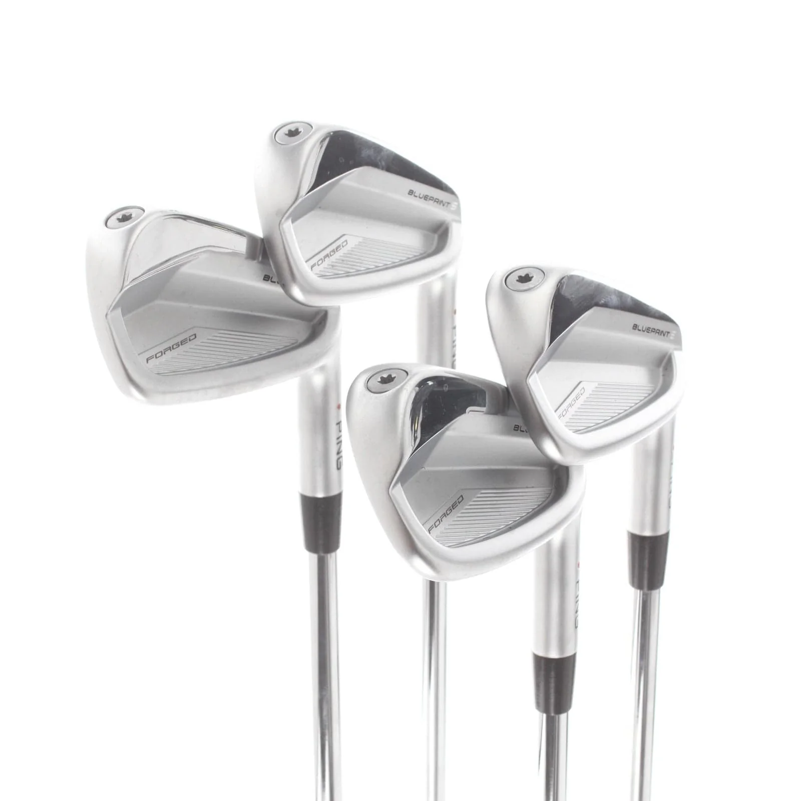 Ping Blueprint S Steel Mens Right Hand Irons 7-PW Orange Dot 2* Flat Regular - Elevate MPH 95 - Image 2