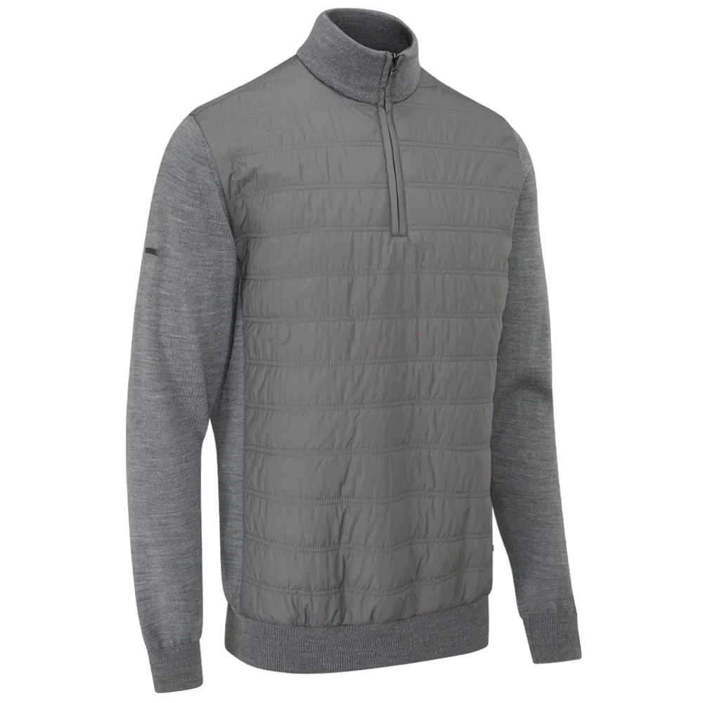 Ping Connell 1/4 Zip Pullover - French Grey Marl - Image 2