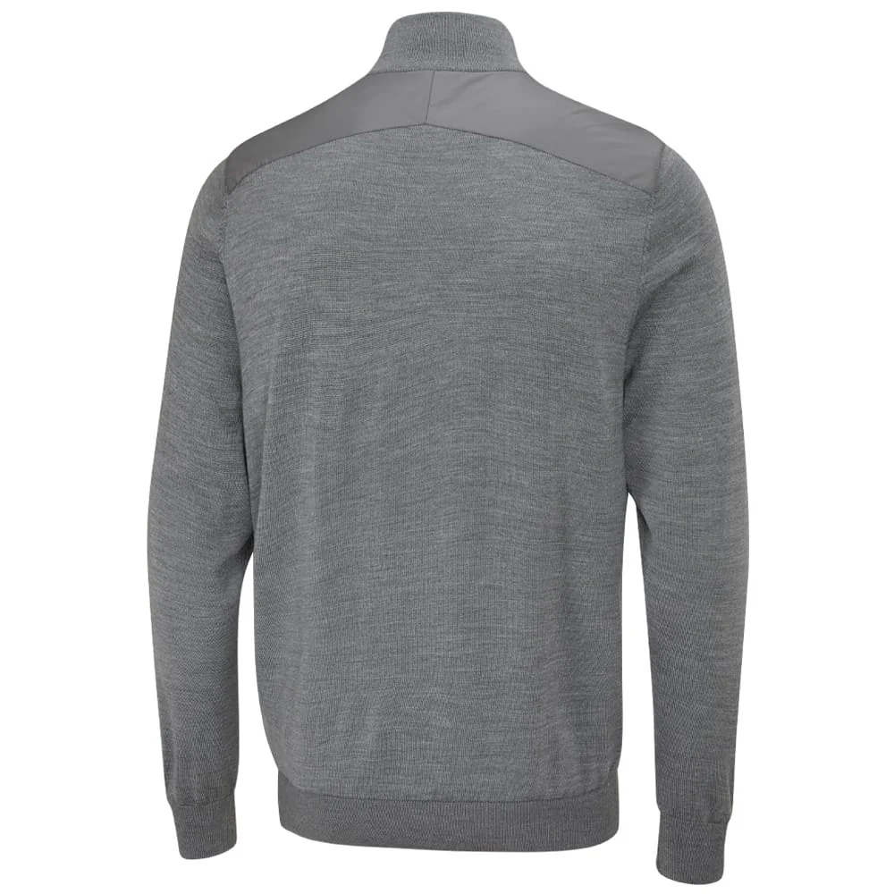Ping Connell 1/4 Zip Pullover - French Grey Marl - Image 3