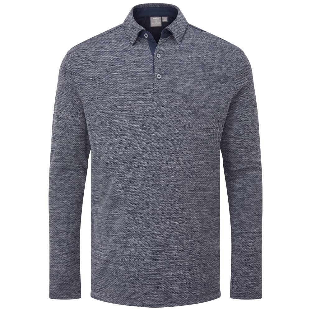 Ping Creek Polo Shirt - Navy Melange