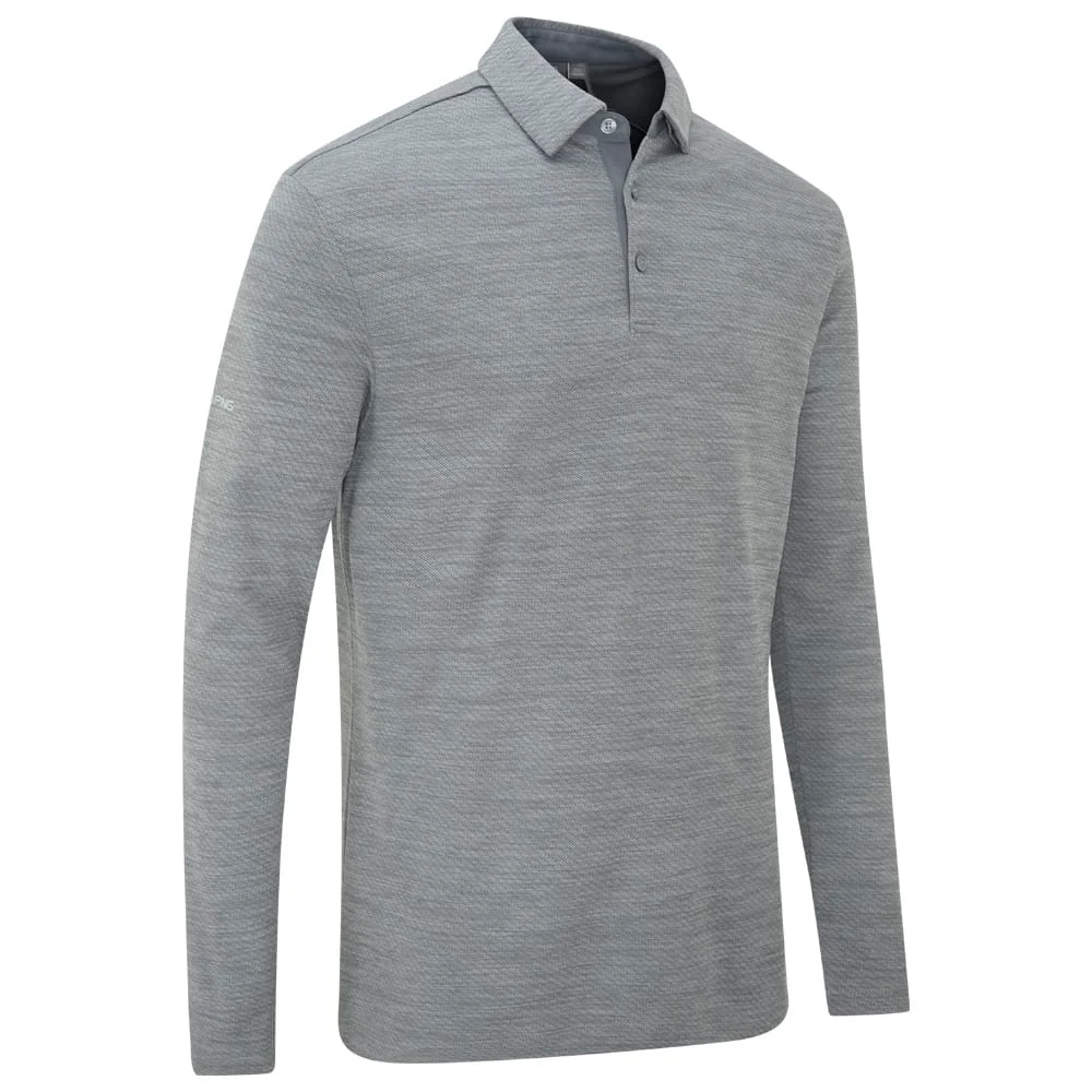 Ping Creek Polo Shirt - Rock Melange - Image 2