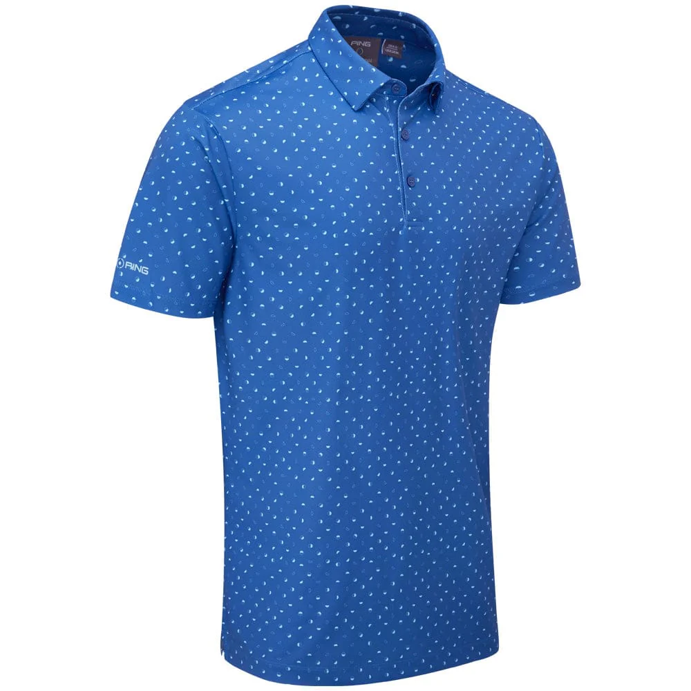 Ping Ephron Polo Shirt - Bright Cobalt Multi - Image 3