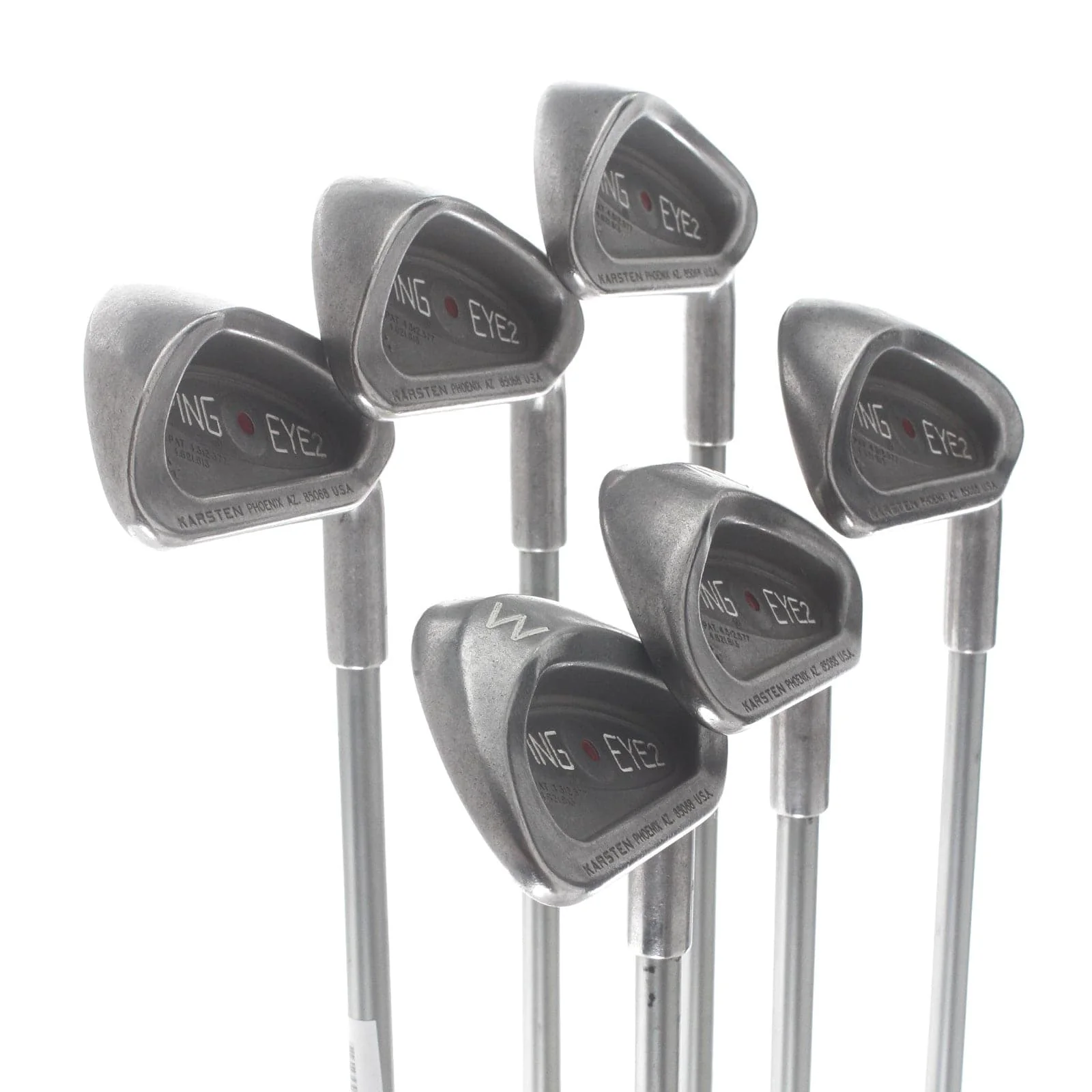 Ping Eye2 Graphite Mens Right Hand Irons 5-PW Red Dot 0.75* Flat Regular - UST Mamiya Recoil 660 F3 - Image 2